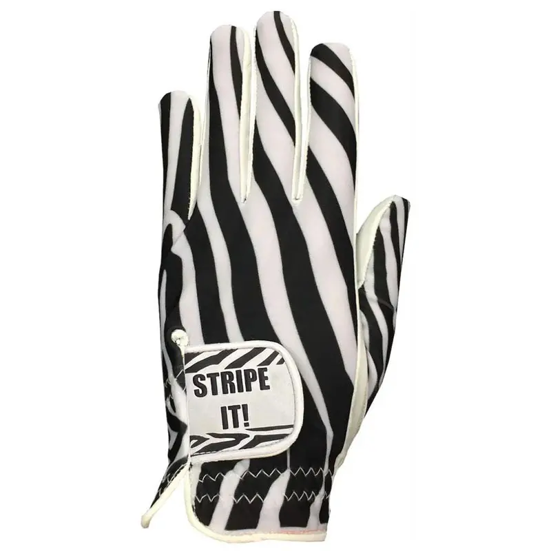 Giggle Golf Zebra-Print Stripe Glove For Left Hand 1