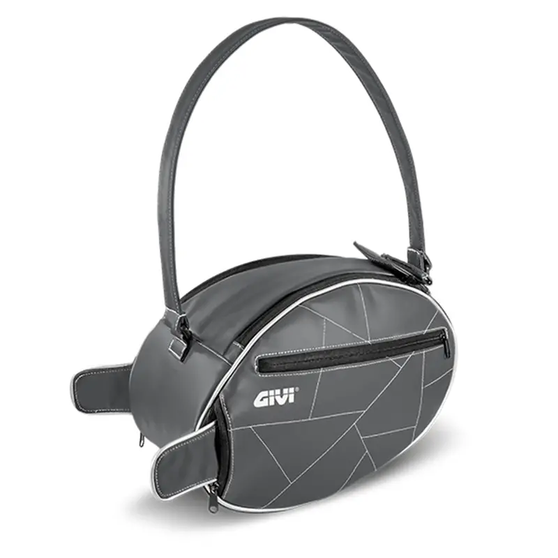 Givi Vpr04 Pu Leather Rugby-Style Motorcycle Top Case Bag 1