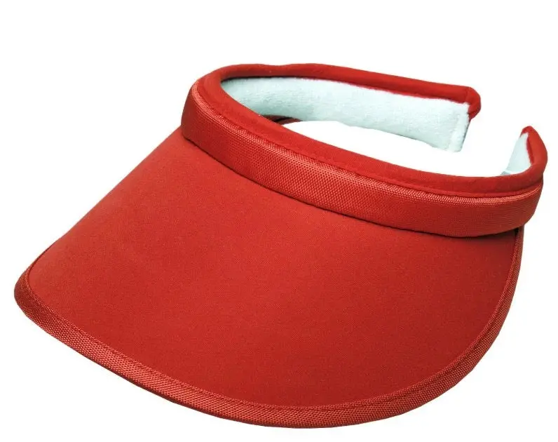 Glove It Solid Red Breathable Visor 1