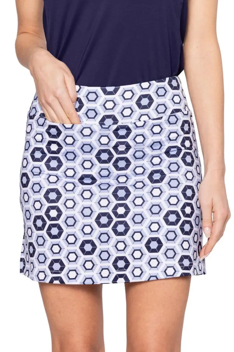 Golftini Ship Wreck Short-Length Golf Skort – Bold Design 1