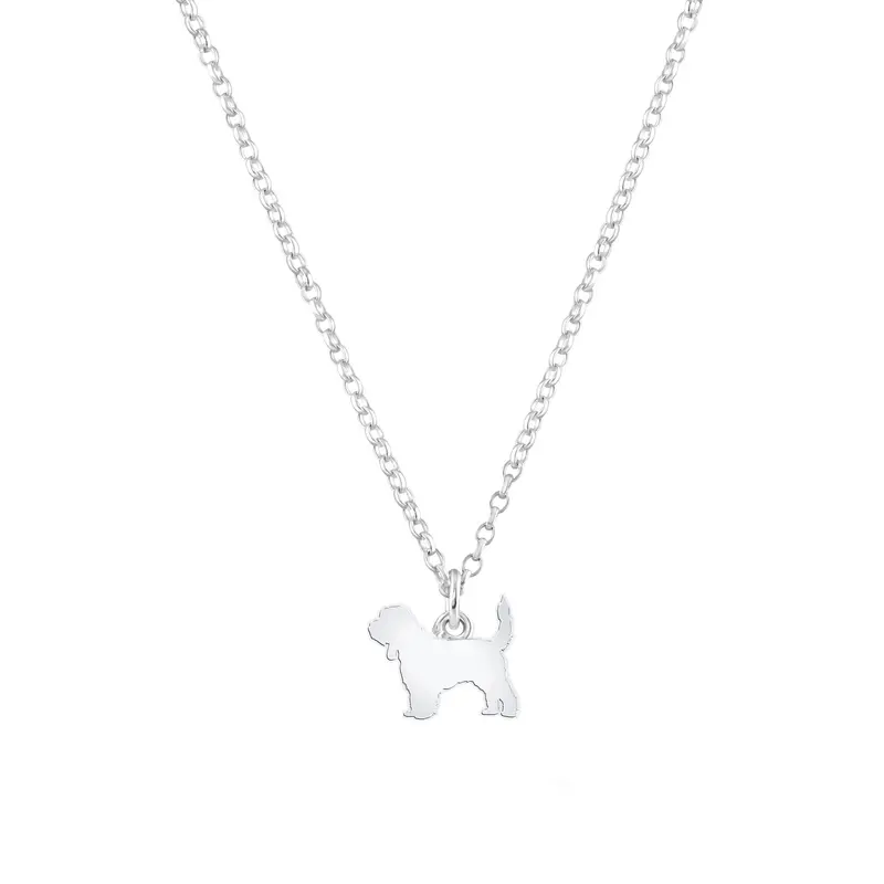 Grand Basset Griffon Vendéen Pendant Necklace – Sterling Silver 1
