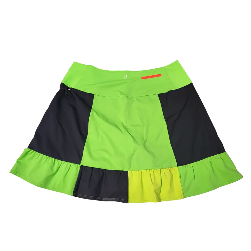 Green Showstopper Colorblock Golf Skort By Kinona – Lime & Black, Size L, $149 1