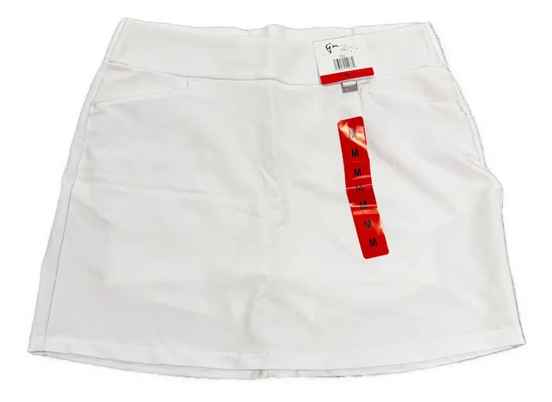 Greg Norman Playdry White Golf Skort – New, Size M 1