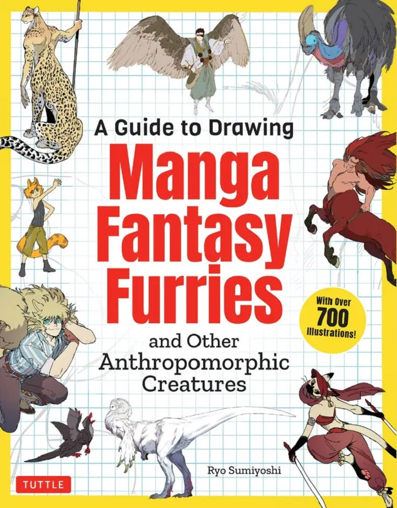 Guide To Drawing Manga Fantasy Furries: Character Design, Anatomy, And Stylization By Ryo Sumiyoshi | Tuttle Publishing Isbn 9784805317341 1