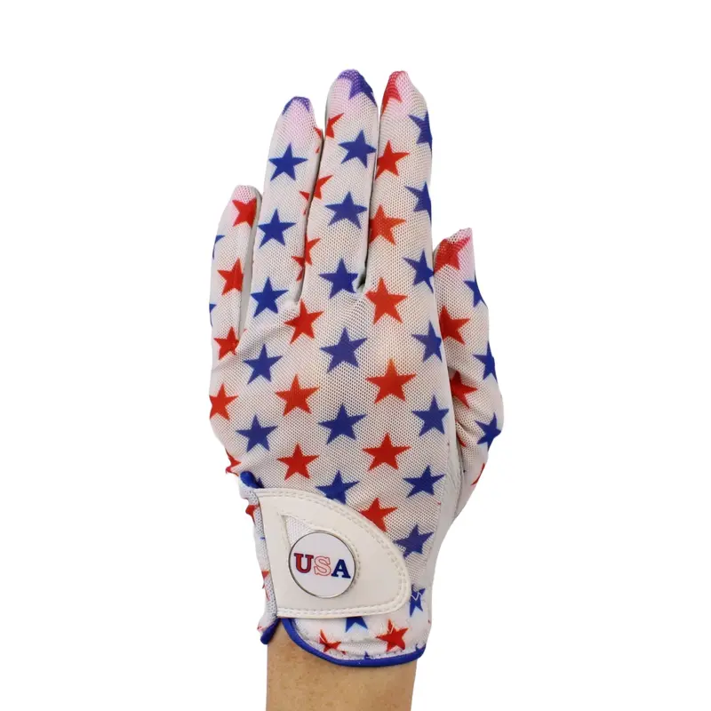 Hard Candy Usa Stars Golf Glove – Left Hand, Patriotic Design 1