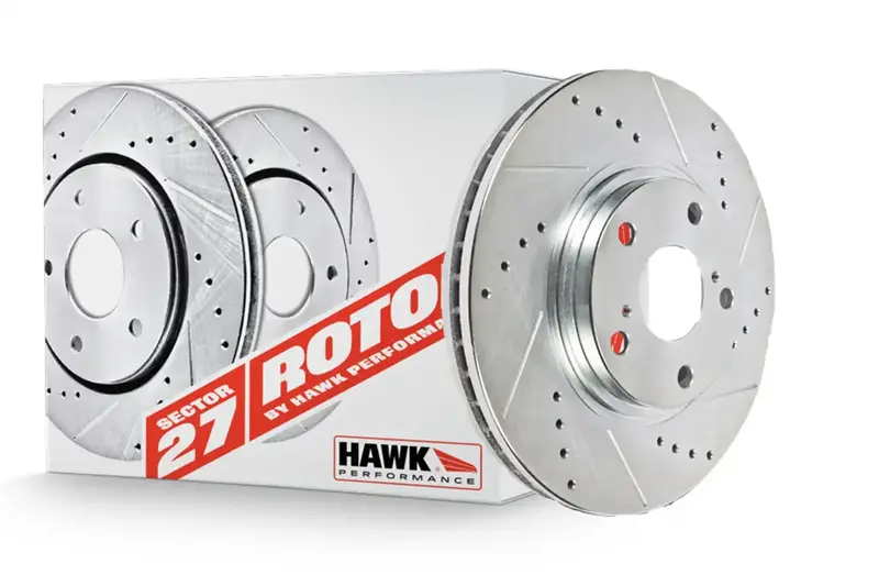 Hawk Performance Sector 27 Rear Brake Rotors - Hr4842 (Limited Stock) 1