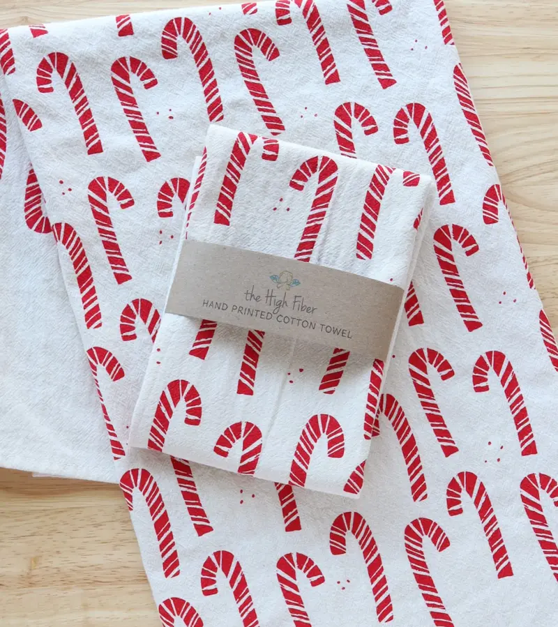 High-Fiber Holiday-Themed Kitchen Towel 1