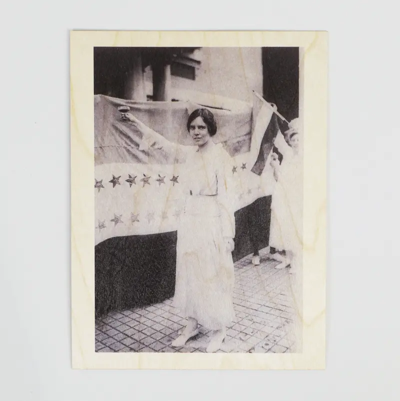 Historic 1920 Alice Paul Suffrage Postcard Replica 1