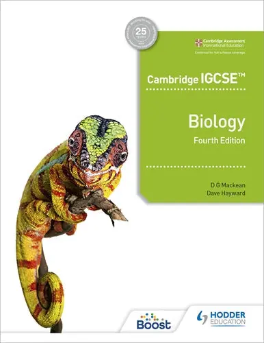 Hodder Igcse Biology Textbook – 4Th Edition By D. G. Mackean 1