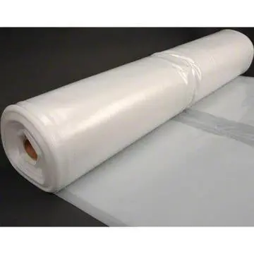 Husky 32 Ft × 100 Ft 6-Mil Translucent Gray Plastic Sheeting 1