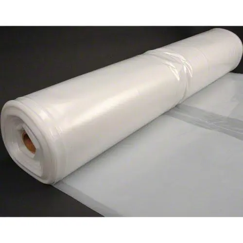 Husky 40 Ft × 100 Ft 4-Mil Translucent Gray Plastic Sheeting 1