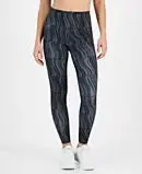 Ideology Compression Geo-Print 7/8 Leggings – Supportive Fit, S 1