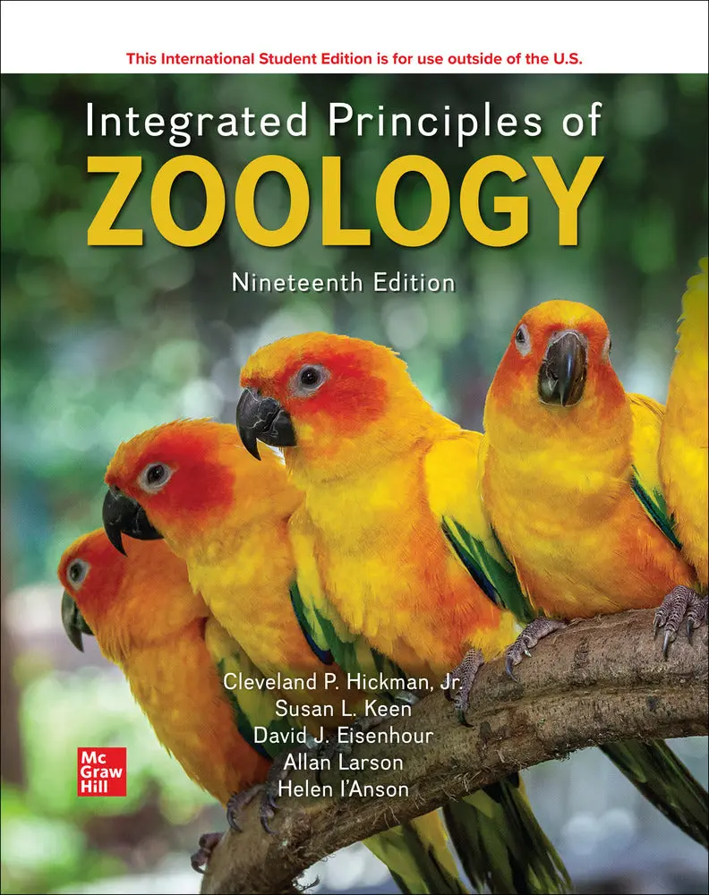 Integrated Principles Of Zoology, 19Th Edition (Hickman Et Al.) – Mcgraw Hill Education 1
