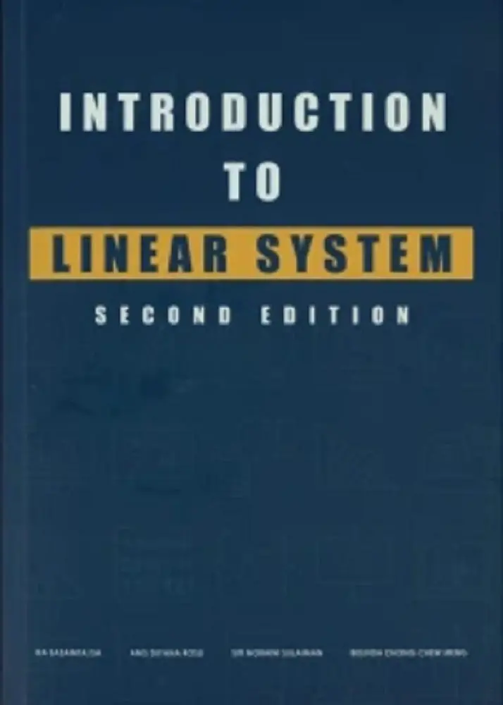 Introduction To Linear Systems, Second Edition – Iza Sazanita – 9786294960923 – Uitm Press 1