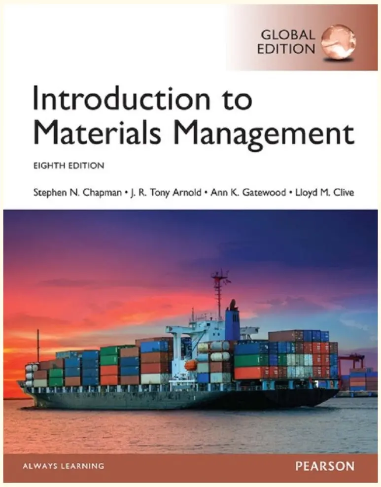 Introduction To Materials Management – Global Edition By Steve Chapman 1