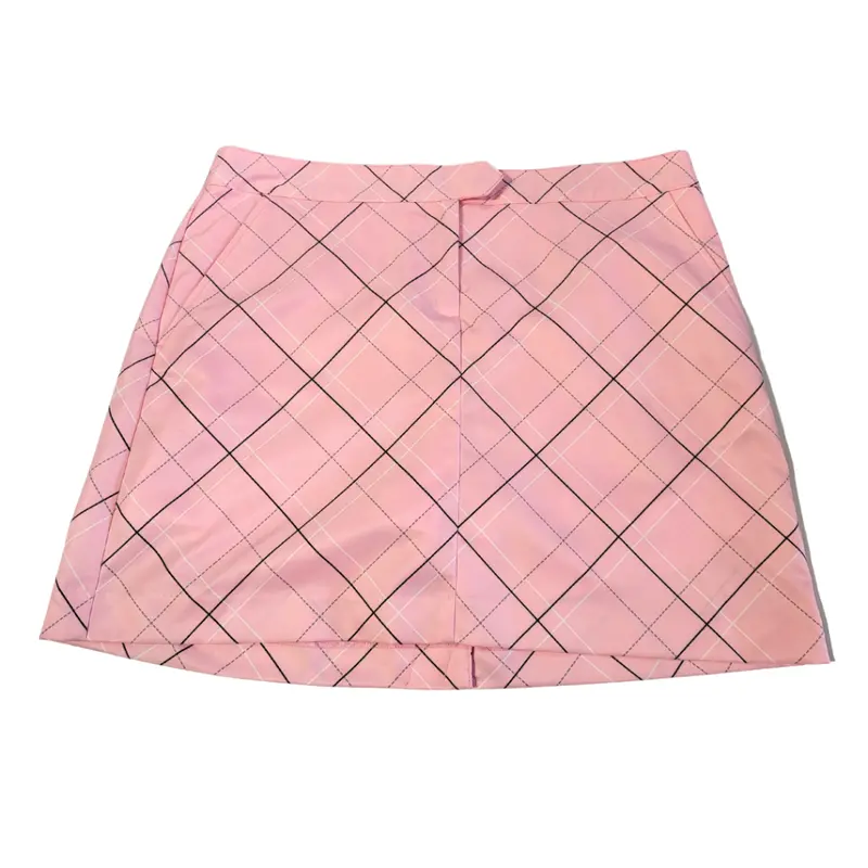 Izod Perform Pink Plaid Golf Skort – Size 8 1