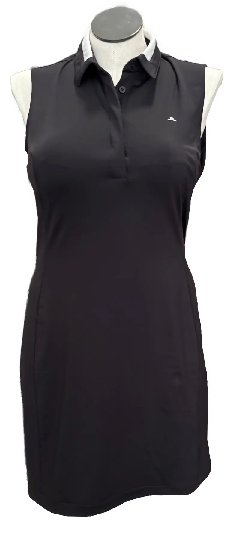 J.Lindeberg Black Sleeveless Golf Dress – Minimalist Design, Size Xl 1