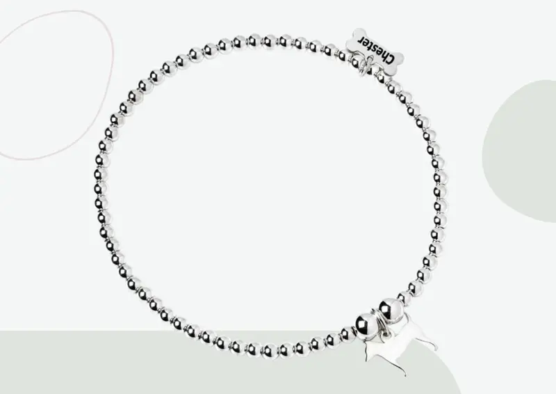 Jack Russell Silhouette Bracelet – Minimalist Silver Charm 1