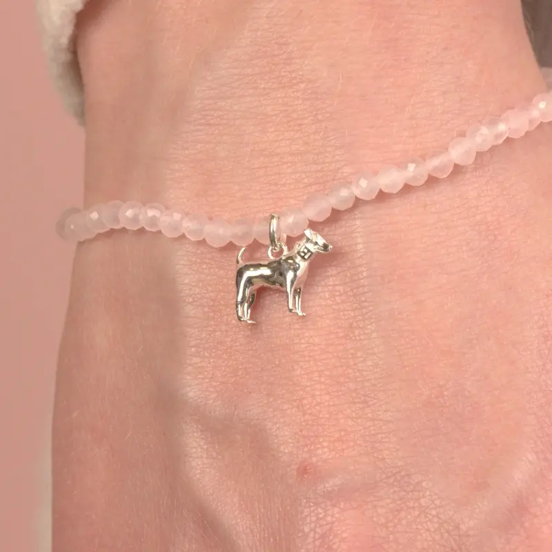 Jack Russell Terrier Crystal Charm Bracelet – Custom Designed 1