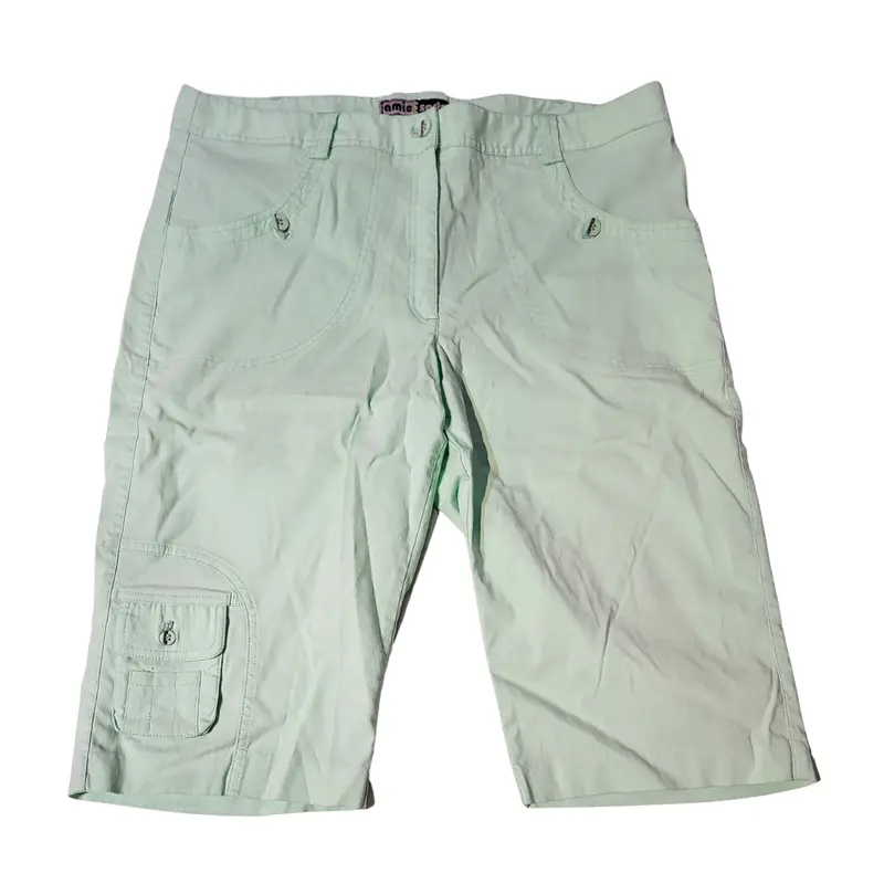 Jamie Sadock Light Green Golf Capris – Knee-Length Fit, Size 14 1