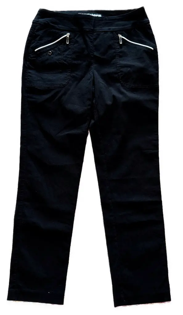 Jamie Sadock Stretch Black Ankle-Length Golf Pants – Size 6 1
