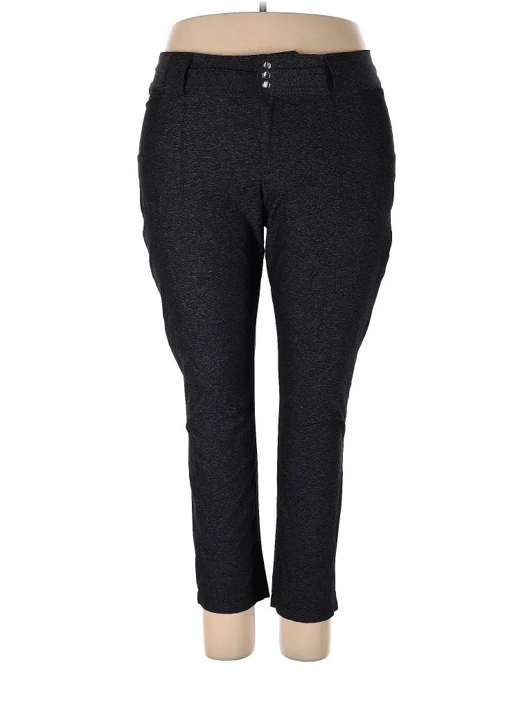 Jofit Charcoal Gray Golf Ankle Pants – Comfortable Fit For Women (Size 16) 1