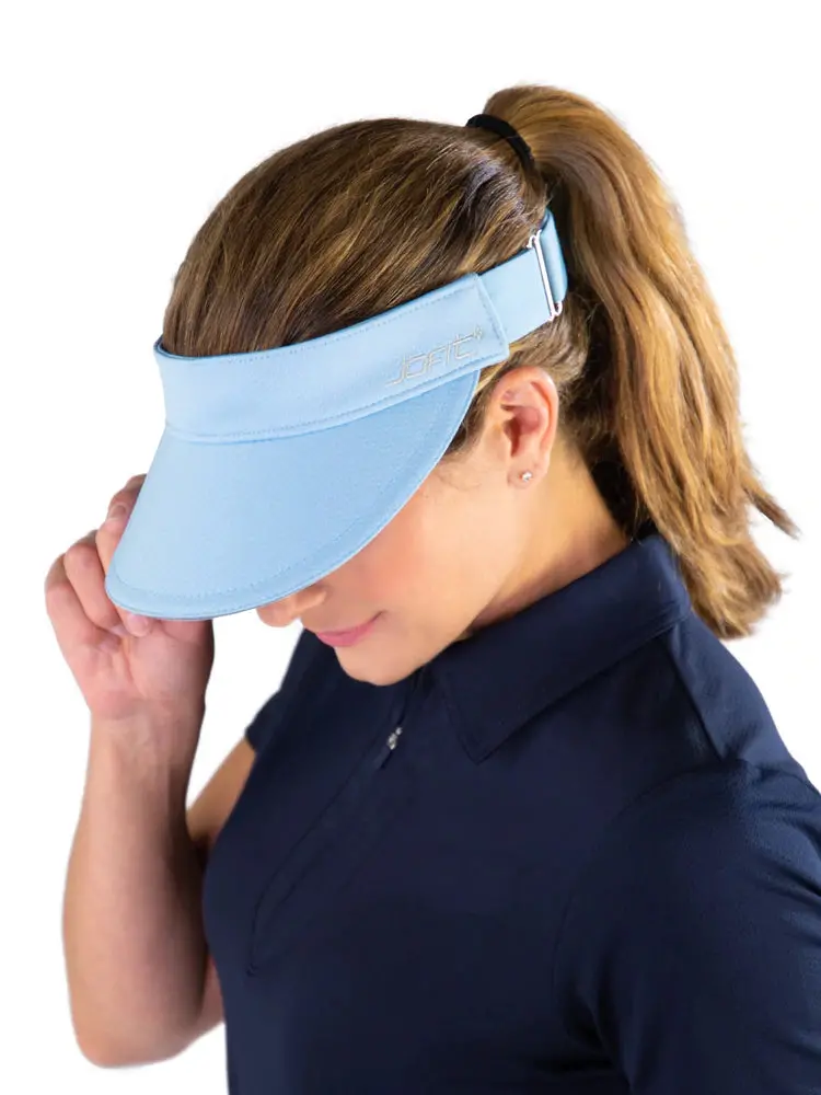 Jofit Girl Power Blue Visor – Sporty Adjustable Headwear 1