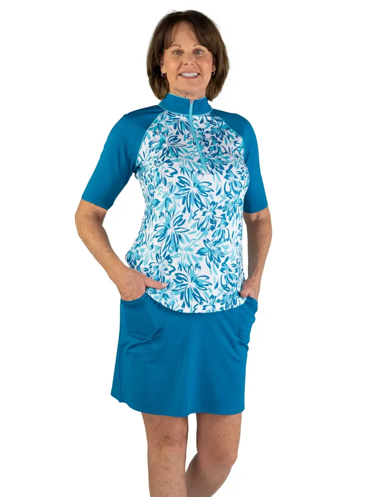 Jofit Half Sleeve Tipsy Golf Top – Flattering Silhouette, Size S 1