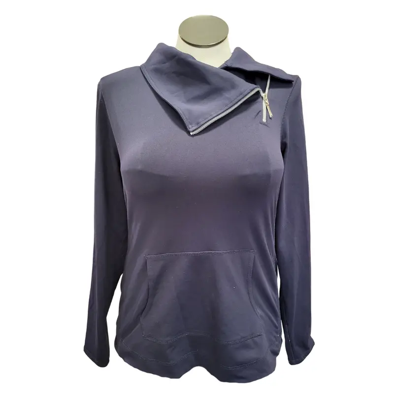 Jofit Navy Asymmetrical 1/4-Zip Pullover – Size L 1