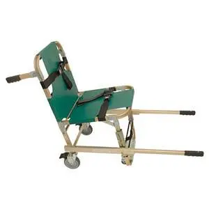 Junkin Four-Wheel Stair Chair With Extended Handles – Enhanced Mobility And Operator Ergonomics 1