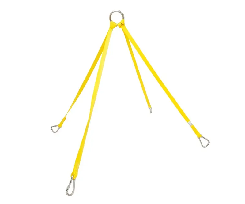 Junkin Heavy-Duty Stretcher Lifting Bridle With Carabiners 1