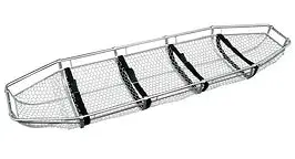 Junkin Wire Litter Basket Stretcher – Rigid Aluminum Splint-Based Transport System 1