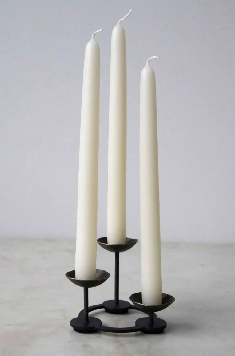Kin Triple-Arm Metal Candelabra – Modern Industrial Style 1