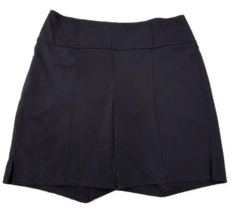Kinona Black Pleated Pull-On Golf Shorts - Size L 1