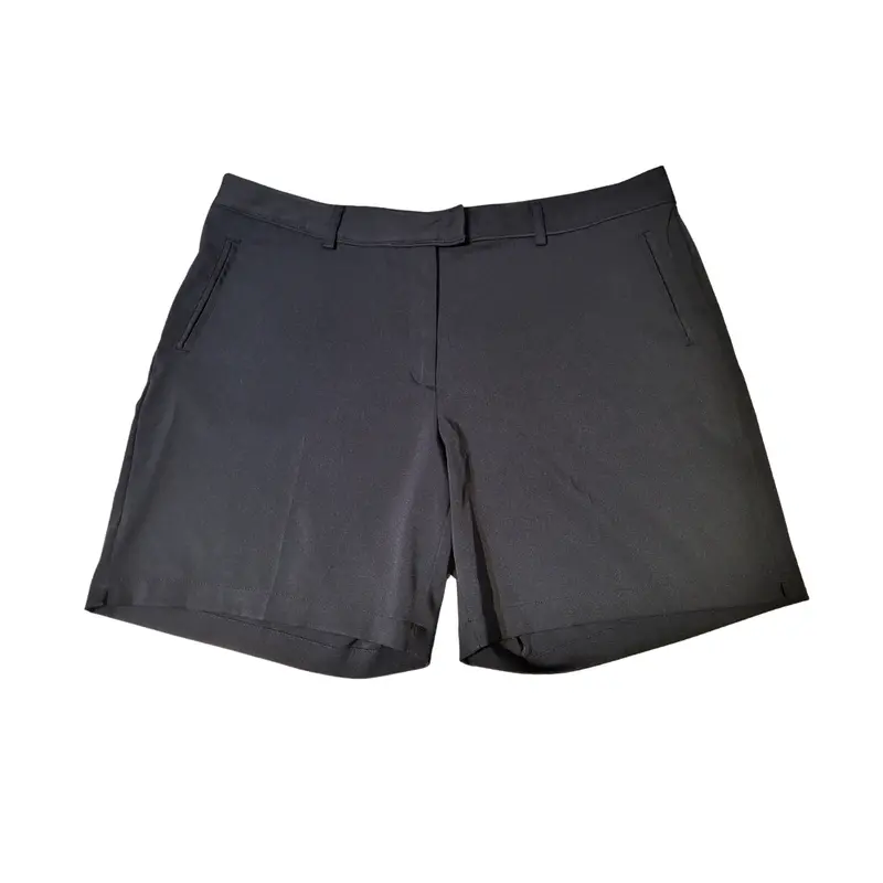 Lady Hagen Belted Golf Shorts – Black, Size 14 1