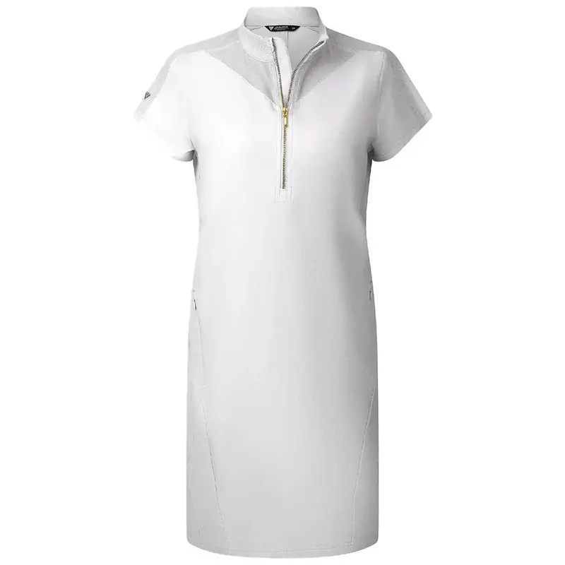 Levelwear White Spectrum Golf Dress – Size S, Seamless Movement Design 1