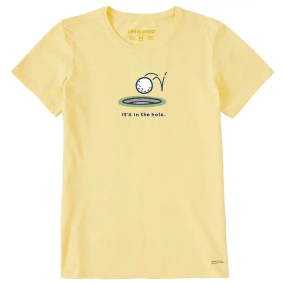 Life Is Good Women’S ‘It’S In The Hole’ Crusher Tee – Soft Vintage Wash, $29.50 1