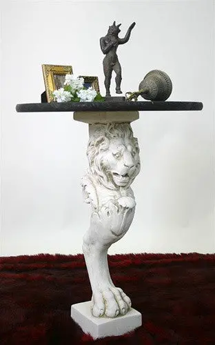 Lion Leg Console Stand – Renaissance-Inspired Home Decor Base (29 In H) 3