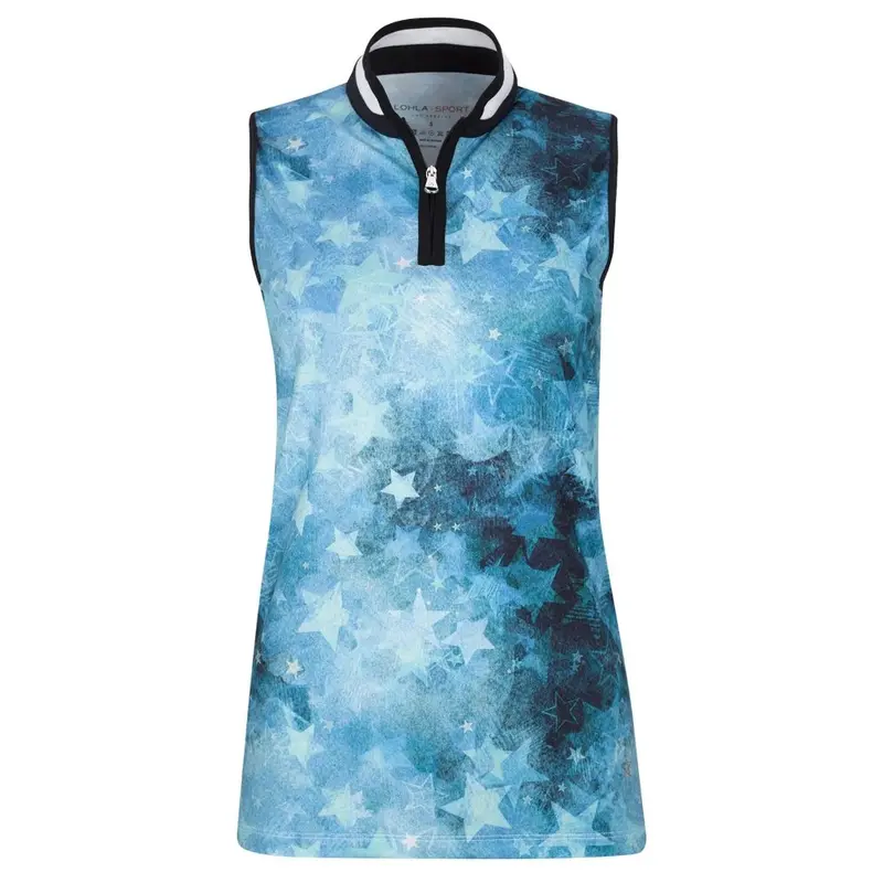 Lohla Sport Blueberry Stars Sleeveless Golf Top 1