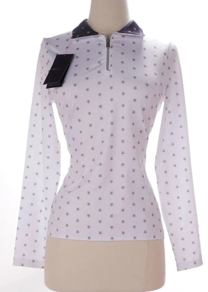 Lohla Sport White Stars Graphic Pullover – Size Xxl 1