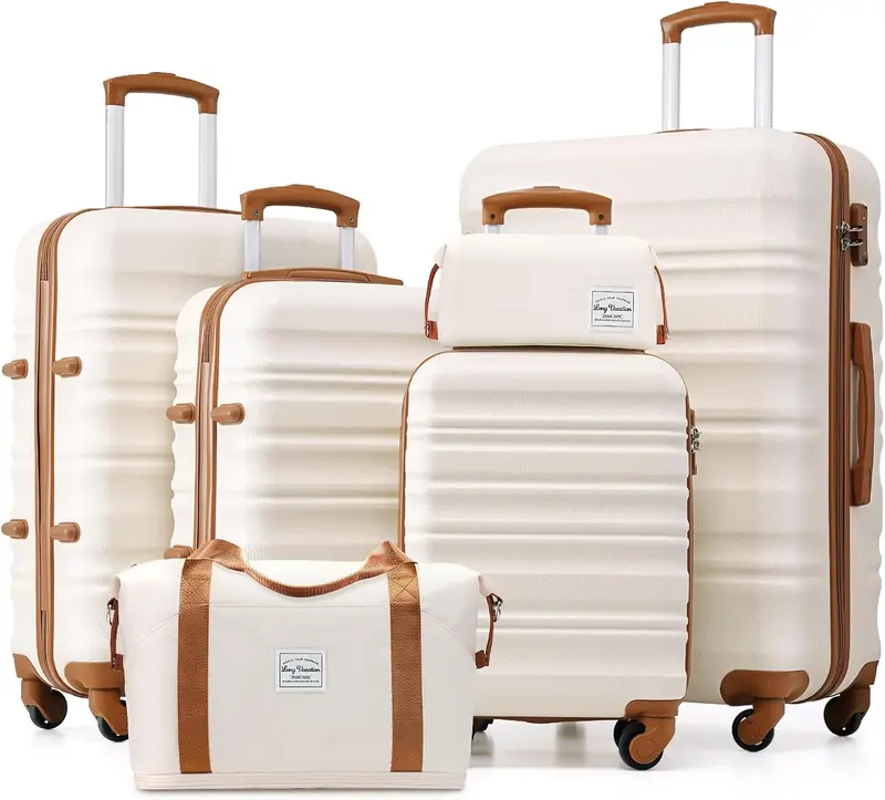 Long Vacation 6-Piece Abs+Pc Hardside Luggage Collection 1