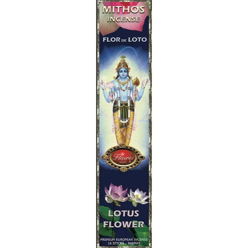 Lotus Of Vishnu Incense Sticks – Sacred Hindu Floral Aroma By Flaires, 3-Pack 1