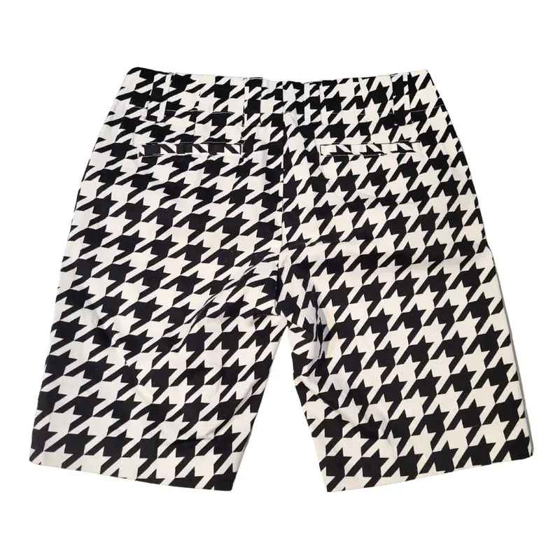 Loudmouth Black & White Houndstooth Golf Shorts – Size 2 1
