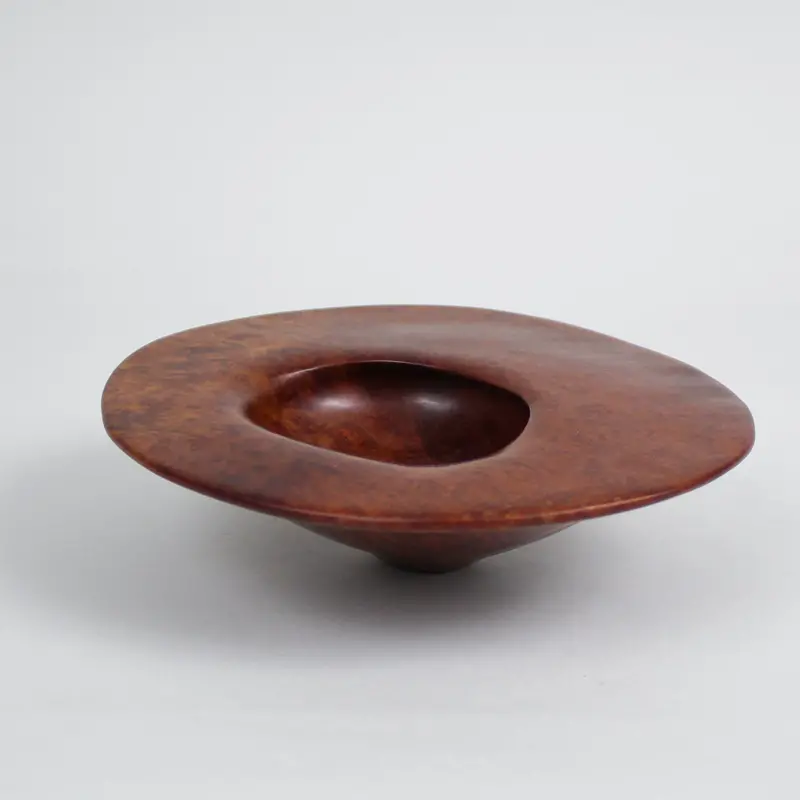Madrone Burl Vessel Hand-Turned Sculpture (1993) 1