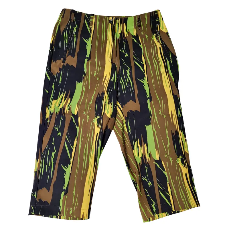 Marbled Capris In Brown, Black, Yellow & Lime By Jamie Sadock – Size 6 1