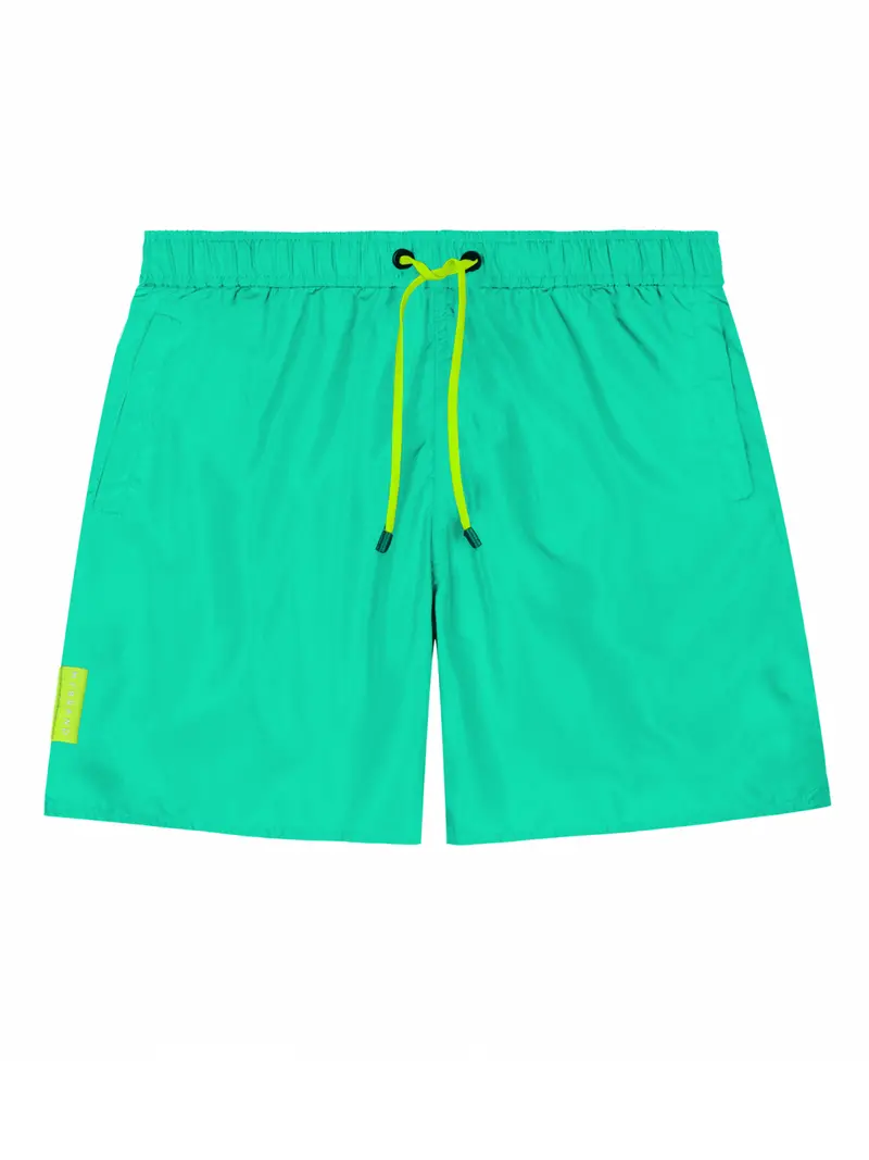 Mb Gradient Tape Athletic Shorts – Turquoise 1