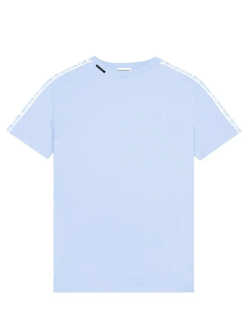 Mb Logo-Tape Short-Sleeve Top – Blue 1