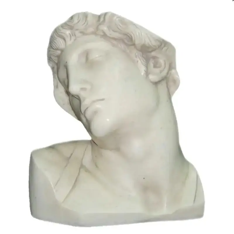 Michelangelo'S Dying Slave Sculpture Bust Replica (16" H X 13" W) 1
