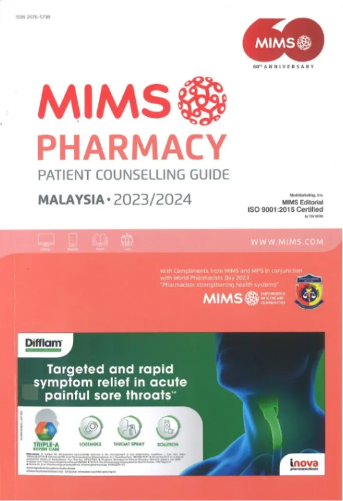 Mims Pharmacy Patient Counselling Guide Malaysia: 2023–2024 Edition 1