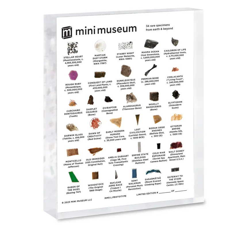 Mini Museum Fifth Edition: Large Edition (34 Specimens) 1